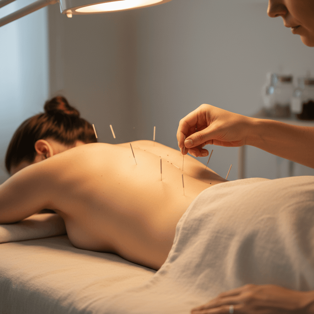 Acupuncture treatment for spine and back pain relief
